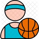 Basketball-Spieler  Symbol