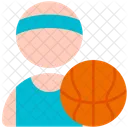 Basketball-Spieler  Symbol