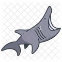 Basking Shark Beach Fish Icon