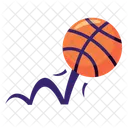 Basquete E Salto Competicao Atletismo Ícone