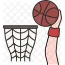 Basquete enterrado  Ícone