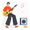 Bass Player Guitar Player Rock Musician アイコン