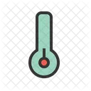 Faible Thermometre Temperature Icon