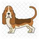 Basset Hound Dog Puppy Icon