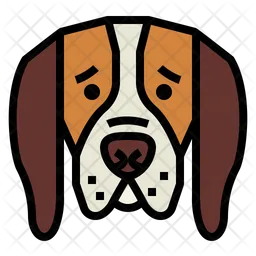Basset Hound Dog  Icon