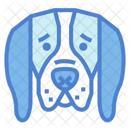 Basset Hound Dog  Icon