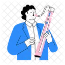 Bassoonist Woodwind Musician Icon