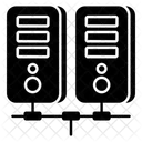 Bastidores De Servidores Servidor De Datos Base De Datos Icono