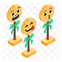 Bastões de emoji  Ícone