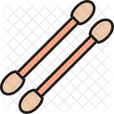 Bastoncillo de algodón  Icono