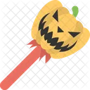 Halloween Divertente Scolpito Icon