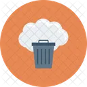 Cloudtrash Eliminar Papelera Icono