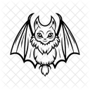 Bat Halloween Ball Icon