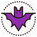 Bat Halloween Animal Icon