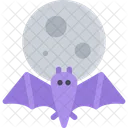 Bat Moon Icon