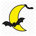 Autumn Bat Black Icon
