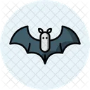 Bat Fly Halloween Icon
