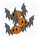 Bat Halloween Pumpkin Icon