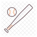 Bat And Ball  Icon