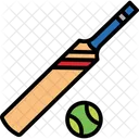 Bat And Ball Cricket Bat And Ball Cricket Bat Icon