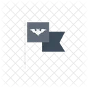 Flag Bat Halloween Icon