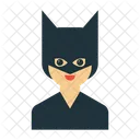 Girl Bat Character Icon