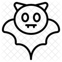 Bat Halloween Scary Icon