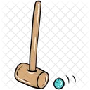 Bat Mallet Cricket Equipments Cricket Tool Icon