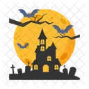 Night Moon Halloween Icon