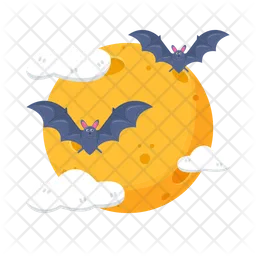 Bat moon  Icon