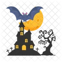 Night Moon Halloween Icon