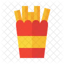 Batatas Fritas Comida Fast Food Ícone