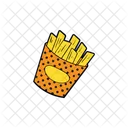 Batatas fritas amigas  Ícone