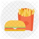 Batata Frita Hamburguer Batata Icon