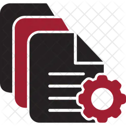 Batch processing Icon - Download in Glyph Style