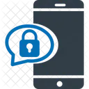 Bate-papo criptografado  Ícone