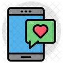 Bate Papo De Amor Movel Comunicacao De Amor Mensagem De Amor Icon