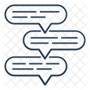 Bate-papo em equipe  Ícone
