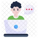 Bate-papo on-line  Icon