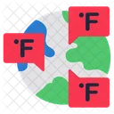 Bate Papo Sobre Clima Global Bate Papo Sobre Temperatura Global Comunicacao Global Ícone