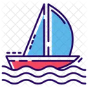 Bateau à eau  Icône