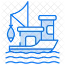 Bateau de pêche  Icône