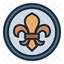 Batedor Emblema Aventura Ícone