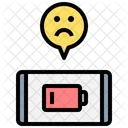 Bateria Baja Irritable Smartphone Icono