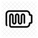 Bateria Llena Sin Una Linea Una Linea Icono