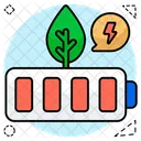 Batería ecológica  Icono