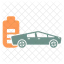 Bateria Carro Eletrico Carro Ícone