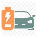 Bateria Carro Eletrico Carro Ícone