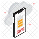 Batería en la nube  Icono