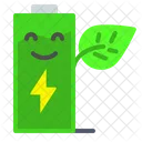 Bateria Carga Energia Verde Icono